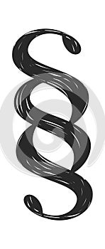 Hand drawn musical notation symbol