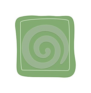 Hand Drawn Organic Square Squiggle Frame