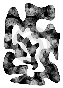 Hand-drawn original pencil pattern background elements and shapes