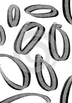 Hand-drawn original pencil pattern background elements and shapes