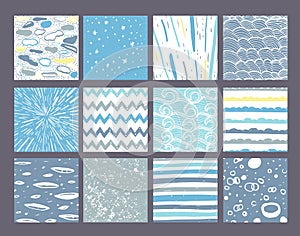 Hand drawn pattern collection