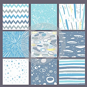 Hand drawn pattern collection