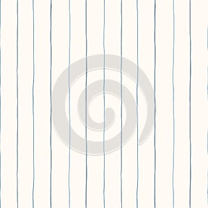 Hand-Drawn Retro Geometric Stripes Vector Seamless Pattern