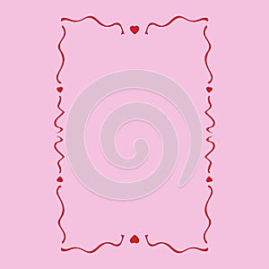 Hand drawn rococo style EPS frame photo