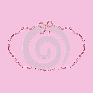 Hand drawn rococo style EPS frame photo