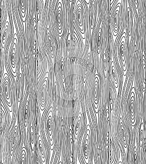 Hand drawn seamless wood pattern