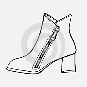 Hand-drawn in sketch style