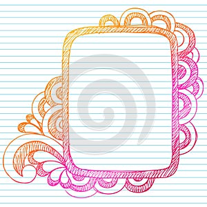 Hand-Drawn Sketchy Doodle Frame