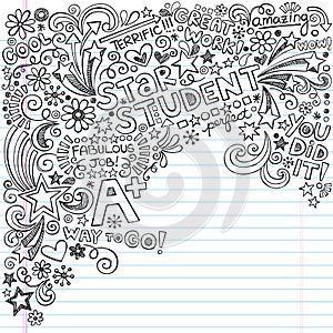 Star Student Great Grades A Plus Inky Notebook Doo photo