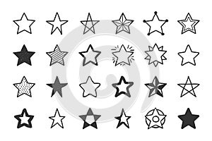 Hand Drawn Stars