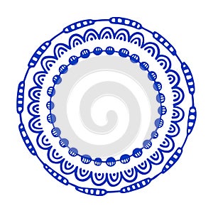 Hand drawn tribal frames