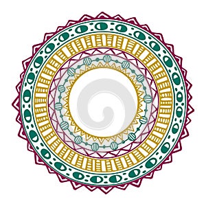 Hand drawn tribal frames