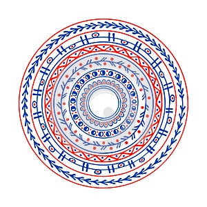 Hand drawn tribal frames