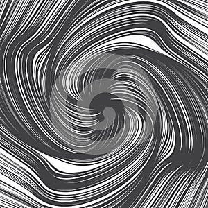 Hand Drawn Vector Abstract Twirl Lines Texture