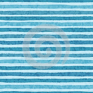 Hand drawn vector grunge stripes of cold blue colors seamless pattern on the light background