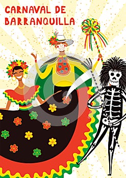 Carnival of Barranquilla poster photo