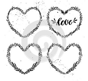 Hand drawn vector illustration. Vintage decorative collection