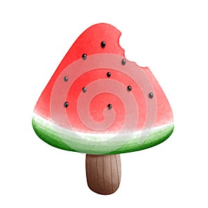 hand drawn watermelon picture