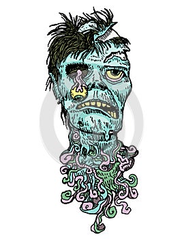 Hand-drawn Zombie Illustration