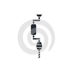 hand drill icon tool sign