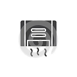 Hand dryer vector icon