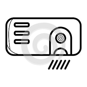 Hand dryer vector icon