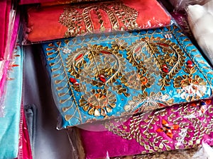 Hand Embroidery on Fabric By Indian Artists