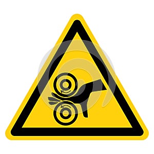 Hand Entangle Left Symbol Sign, Vector Illustration, Isolate On White Background Label .EPS10 photo