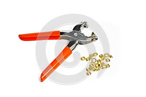 Hand Eyelet Tool and Metal eyelets