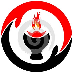 hand and firebox logo