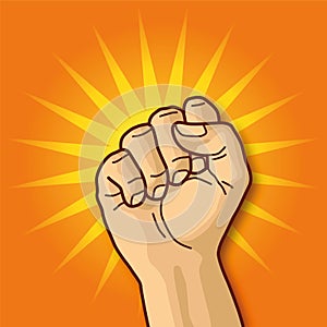 Hand, fist and aggressiveness