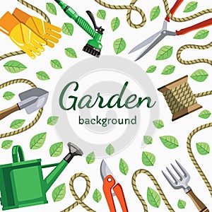 Hand garden tools and personal protective equipment