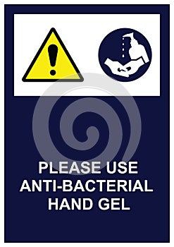 Hand Gel Sign photo