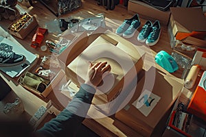 Packing Boxes in Sunlight