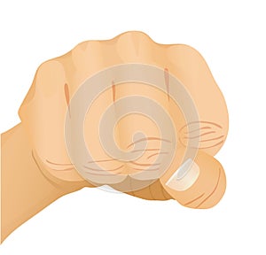 Hand gesture - fist
