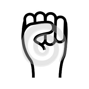 Hand gesture icon image