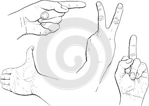 Hand gestures