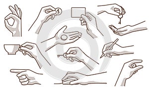 Hand gestures set 2 photo