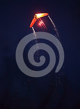 The hand glider exhibition.