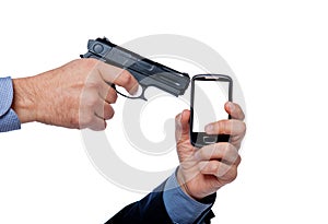 Hand and cellular telephone