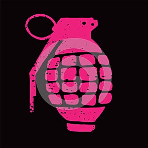 Hand Grenade Illustration