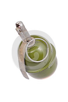 Hand grenade isolated on a white background