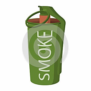 Hand grenade smoke bomb icon