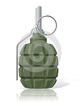 Hand grenade vector illustration