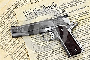 Hand Gun and Constitution