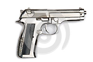 Hand gun isolated