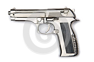 Hand gun isolated