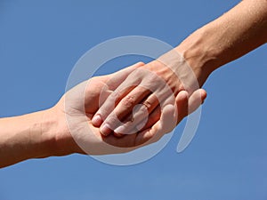 Hand in a hand