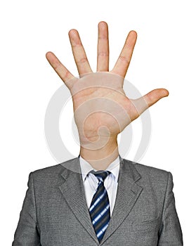 Hand for head