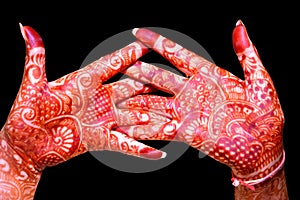 Hand With Heena Design photo